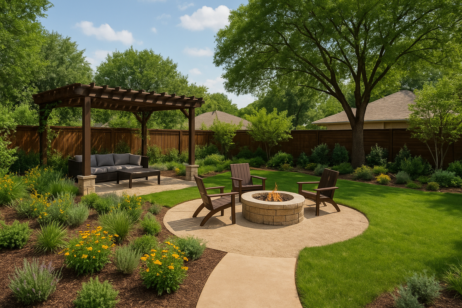 14 Landscape Design Ideas For Backyard That Work In Dallas